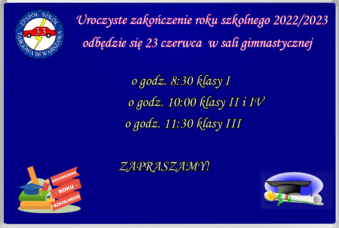 ZAKONCZENIE ROKU KL 22 23